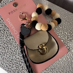 Posh and Pop Bag Charm NWT